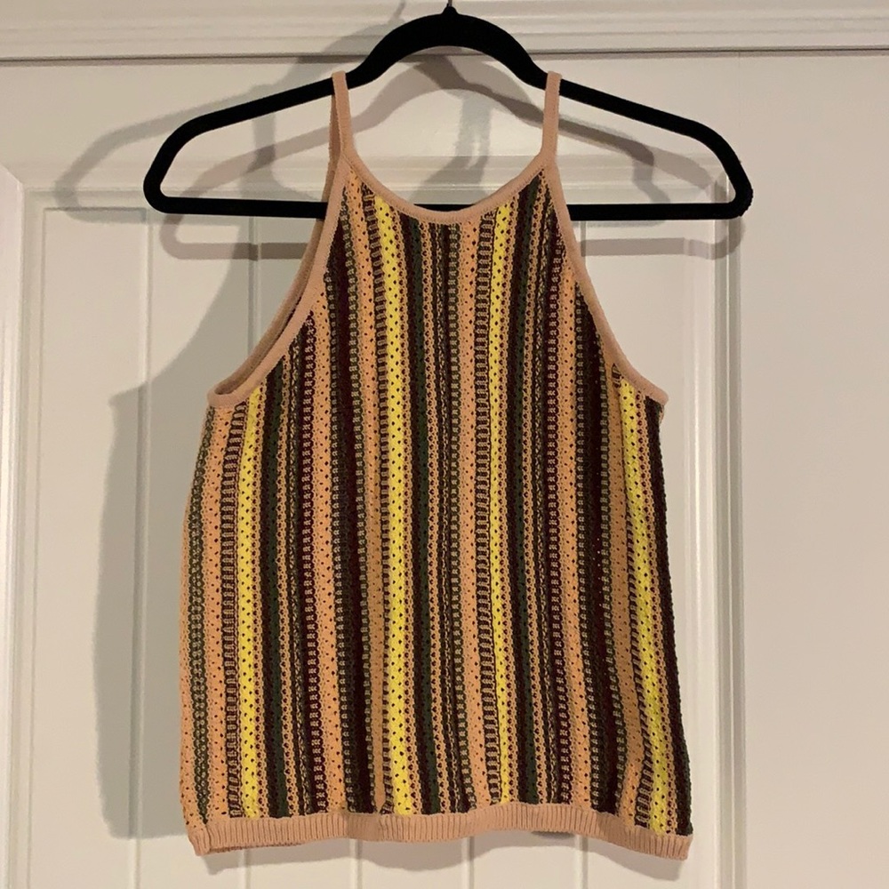 Madewell crochet Janson sweater tank